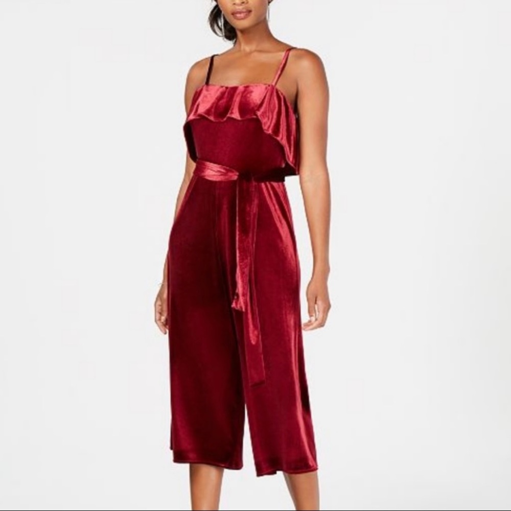 Avec Les Filles Velvet Jumpsuit
